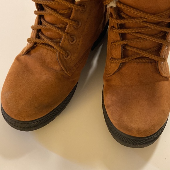 SQL winter hiking brown boots size EU 35/5 - Picture 4 of 11